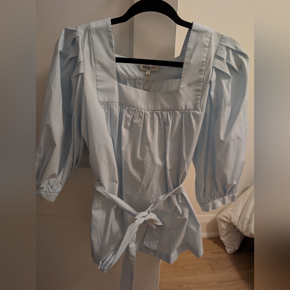 Horses Atelier Tie Waist blouse (size 1)
